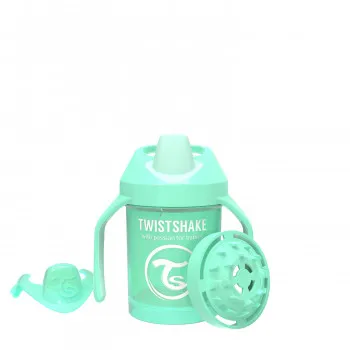 TS čaša sa ručkom Mini Cup 230ml 4m+ pastelna zelena 