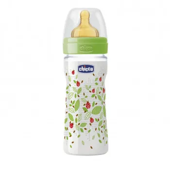 Chicco PP flašica Giotto, 250ml, kaučuk, unisex 