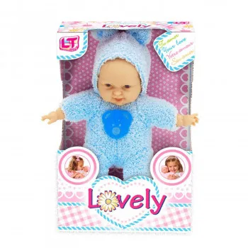 Loko toys,mekana lutka beba, 24 cm 