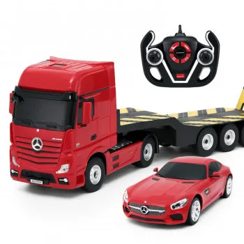 Rastar set Mercedes Actros 1:26/Mercedes GT 1:24 