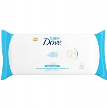 Dove baby vlažne maramice rich 50 pcs 