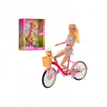 Defa Lutka na biciklu sa ljubimcem 