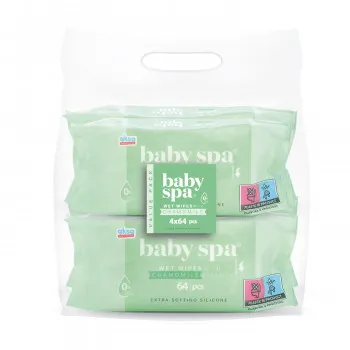 Baby spa vlažne maramice sa kamilicom 4x64kom 