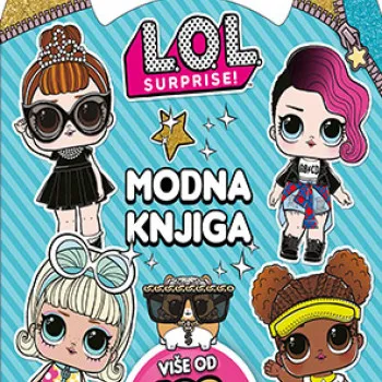 LOL modna knjiga - sjajne naljepnice 