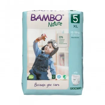 Bambo Nature pants 5 ,12-18kg, 19 kom 