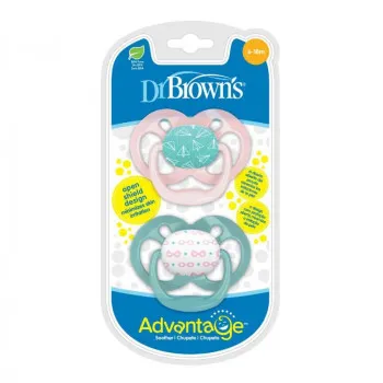 Dr.Browns laža Advantage vel.2 pink avion 