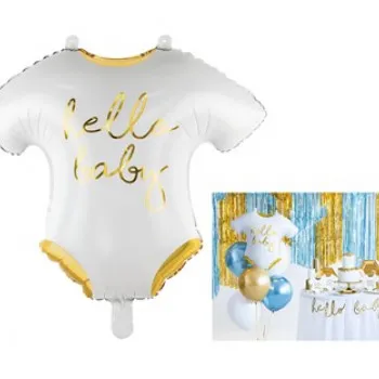 Folijski balon hello baby 51x45 cm 