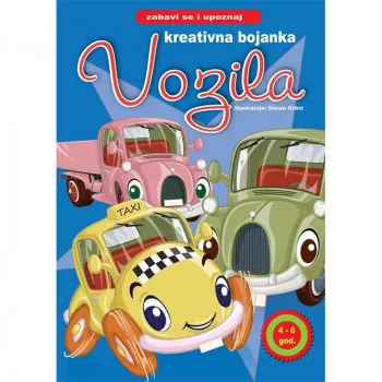 kreativna bojanka-vozila 