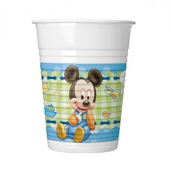 Plastična čaša Mickey baby 8 kom 