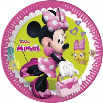 Papirni tanjuri Minnie happy Disney 23 cm 8 kom 