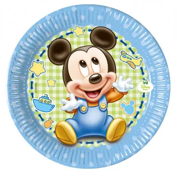 Papirni tanjur Mickey baby 20 cm 8 kom 