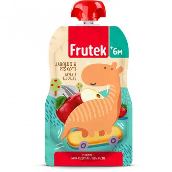 Frutek pouch jabuka keks 100g 