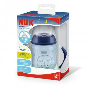 Nuk šolja za učenje sa ručkama dark&glow 150ml 