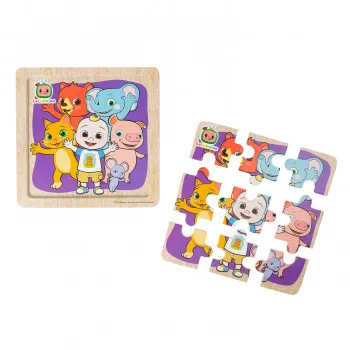 Cocomelon drvene puzzle 