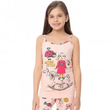 Amibo majica bretele, djevojčice 