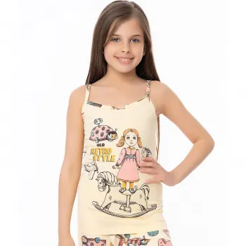 Amibo majica bretele, djevojčice 