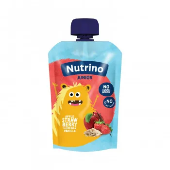 Nutrino kids pouch jabuk,jagod,žitari,vanila 100 g 