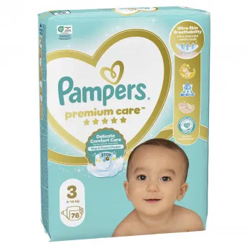 Pampers premium pants pelene JP S3 3-6kg 78kom 