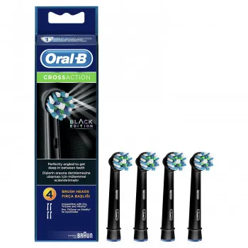 Oral B ulož za elek.Čet.za zube Cros Act.black4kom 