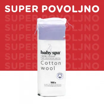 Baby spa pamučna vata 100g 