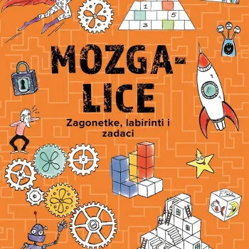 Malik knjiga Mozga-lice narandžasta 8+ 