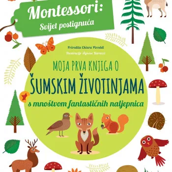 Malik knjiga Montessori: Šumske životinje 