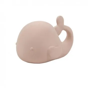 Nattou gumena igračka u obliku kita, roze 