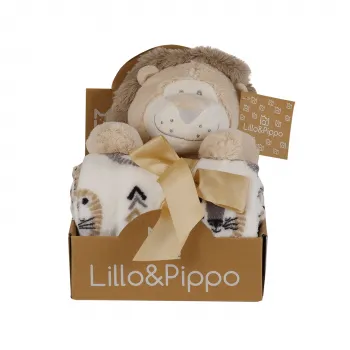 Lillo&Pippo ćebe sa igračkom, lav 
