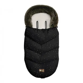 Kikka Boo zimska vreća za kolica luxury black 