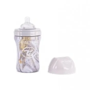TS flasica anti-colic stainless marble grey 330ml 