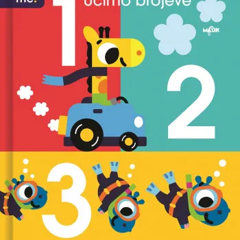 Malik knjiga Mini Me Učimo Brojeve 1,2,3 