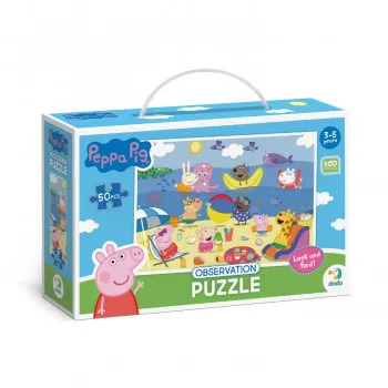 Dodo puzzle Peppa prase,letnji odmor 50 kom 