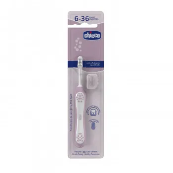 Chicco četkica za zube lila,6-36m 