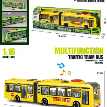 Merx igračka školski autobus sa svetlom i zvukom 
