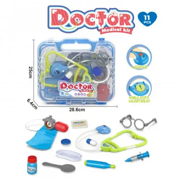 Merx igračka doktorski set sa muzikom,11 elemenata 