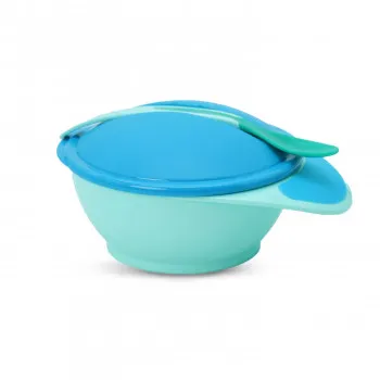 Baby Chef set činija i kašika plava 