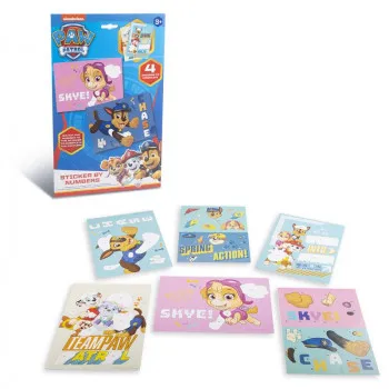 Paw Patrol knjiga naljepnica po brojevima 