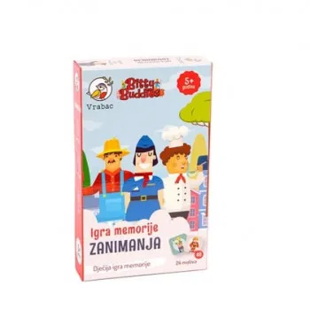 Vrabac Bitty buddies, igra memorije zanimanja 