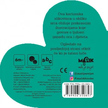 Malik Knjiga s ogledalom - volim svoga tatu 