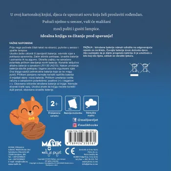 Malik Moja knjiga s lampicama - sretan rođendan 