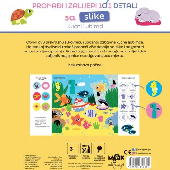 Malik Pronađi i zalijepi 101 detalj-kućni ljubimci 