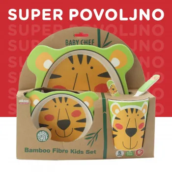 Baby Chef set za hranjenje tigar 5kom 