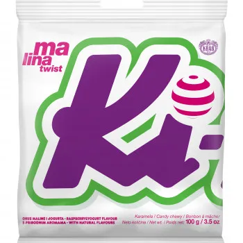 Ki-ki bombon karamela malina twist 100g 