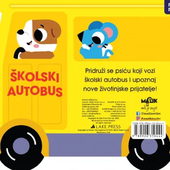 Malik mini me vozila-školski autobus 