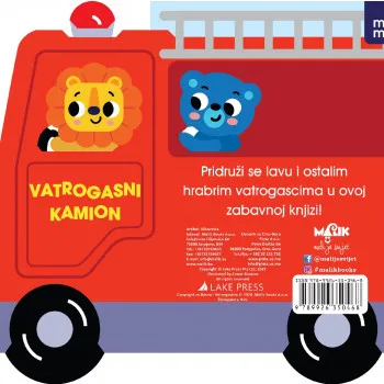 Malik mini me vozila-vatrogasni kamion 