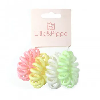 Lillo&Pippo gumice za kosu 4/1 spirala 