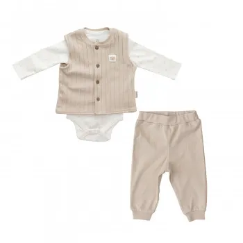 Lillo&Pippo set (bodi dr,pantalone,prsluk), dečaci 