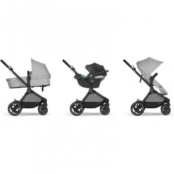 Cybex duo sistem Eos Stone Grey (Crni ram) 