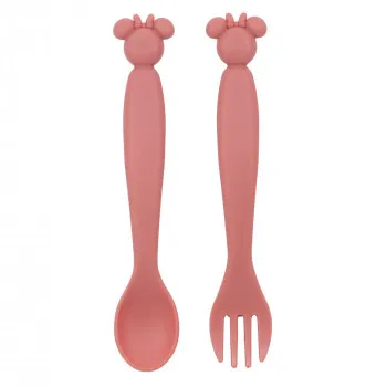 Stor plastični pribor za jelo  2/1 Minnie Mouse 