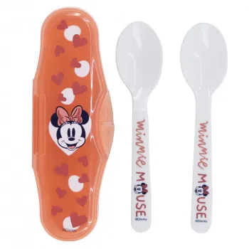 Stor plastična kašičica sa kutijom 2/1Minnie Mouse 